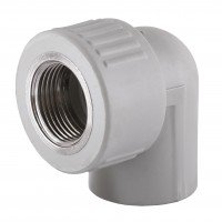 Угольник 90 внутренняя резьба Vsplast PPR ф20х1/2 **1009