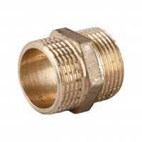 Ніпель латунь 3/4″ Зовнішня-Зовнішня А0502А Ніпель латунь 3/4″ Зовнішня-Зовнішня А0502А