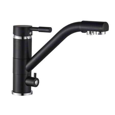 Смеситель для кухни под осмос Globus Lux GLLR-0555 BLACK