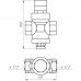 Редуктор под манометр ITAP 1/2" 361