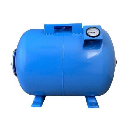 Гідроакумулятор 50л VOLKS pumpe 10bar гір. (з манометром)