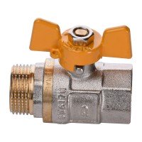 Кран шаровый прямой PROFESSIONAL 3/4" НВ ЖБ PN40 QP152