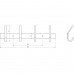 Планка з гачками Globus Lux SQ 9435-4