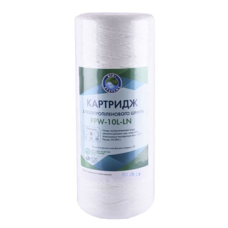 Картридж шнурковый  Bio+ Systems PPW-10L-LN (20 мкм) BigBlue 10"