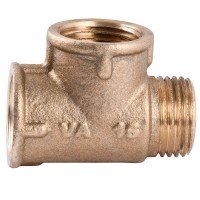 Тройник латунь 1/2″ Внутренняя х 1/2″ Внутренняя х 1/2″ Наружная А0213А