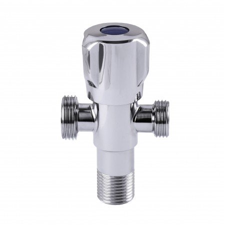 Кран вентильний кутовий Professional 1/2″X1/2″X3/4″ NV-QP555 Кран вентильний кутовий Professional 1/2″X1/2″X3/4″ NV-QP555