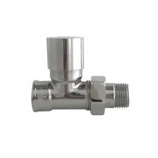 Кран вентильний прямої з американкою SOLOMON 1/2" CHROM 1864 п/ключ Кран вентильний прямої з американкою SOLOMON 1/2" CHROM 1864 п/ключ