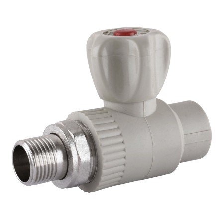Кран радіаторний прямий Vsplast PPR ф25x3/4″ 2025 Кран радіаторний прямий Vsplast PPR ф25x3/4″ 2025