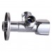 Кран шаровой угловой двойной ARCO  1/2"х 3/4"х3/4" A80TWIN (CQ4107)