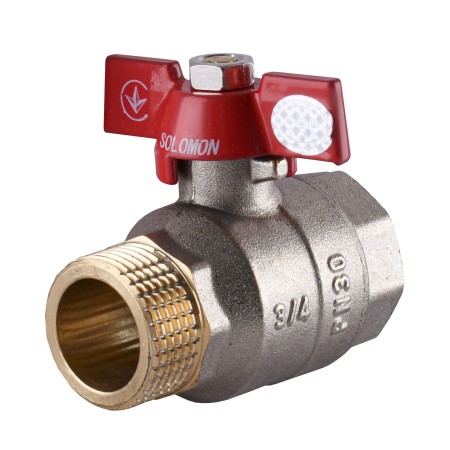 Кран шаровый прямой SOLOMON 3/4" НВ КБ PN30 B1015