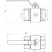 Кран кульовий прямий SELBA 1 1/2" ВВ КР SL1506