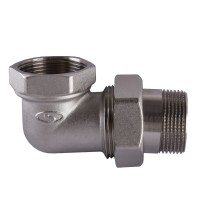 Сгон американка угловая SOLOMON 2" НИКЕЛЬ 1600