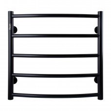 Полотенцесушитель UNIO LD W 500-500-5 BLK Лесенка Дуга вода черная