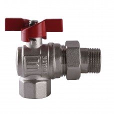 Кран кульовий кутовий з американкою SELBA 3/4" SL1543