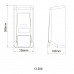 Дозатор рідкого мила HOTEC 13.506 ABS White Дозатор рідкого мила HOTEC 13.506 ABS White