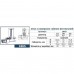 Кран вентильный прямой с американкой SOLOMON 3/4" CHROM 1865 вент