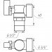 Кран кульовий кутовий для пральної машини SOLOMON 1/2"х3/4" A7072