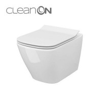 CET Cersanit В220 CITY SQUARE CLEAN ON подвесной с крышкой дюропласт лифт