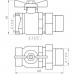 Кран шаровый прямой с американкой ARCO 1 1/4" SENA 154106