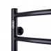 Рушникосушарка UNIO LD ER 700-500-7 BLK Драбинка Дуга електро чорна