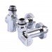Кран вентильний кутовий з американкою SOLOMON LUX 1/2" CHROM 7777_TEN (2шт. ) Кран вентильний кутовий з американкою SOLOMON LUX 1/2" CHROM 7777_TEN (2шт. )