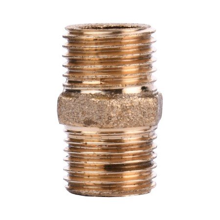 Ніпель латунь 1/4″ Зовнішня-Зовнішня 542Б Ніпель латунь 1/4″ Зовнішня-Зовнішня 542Б