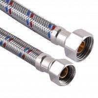 Шланг нержавеющая сталь SOLOMON 3/8"х1/2" ВВ 0,5м. HS30