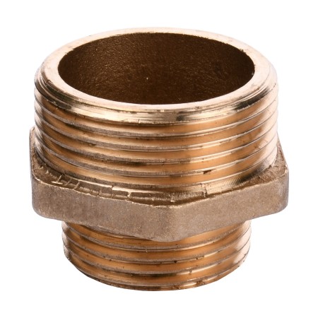 Ниппель латунь 1 1/4″ х 1″ Наружная-Внешняя А0594А