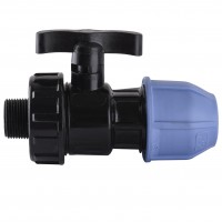 Кран шаровой ПНД Vsplast 20*1/2'' УР 6003
