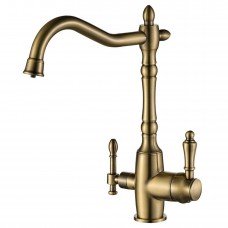 Змішувач для кухні під осмос Globus Lux GLLR-1000-9-BRONZE