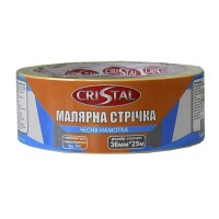 Лента малярная CRISTAL 36 мм х 25 м