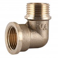Угольник латунь 1/2″ Внутренняя х 1/2″ Наружная А0122А