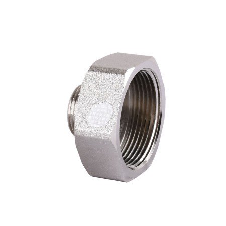 Перехідник SOLOMON 1 1/2"х3/4" ВН нікель 8106