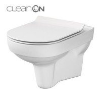 CET Cersanit 794 CITY NEW CLEAN ON подвесной с крышкой дюропласт лифт SLIM