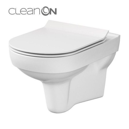 CET Cersanit 794 CITY NEW CLEAN ON подвесной с крышкой дюропласт лифт SLIM