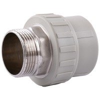 Муфта наружная резьба под ключ Vsplast PPR 63x2″ 1005