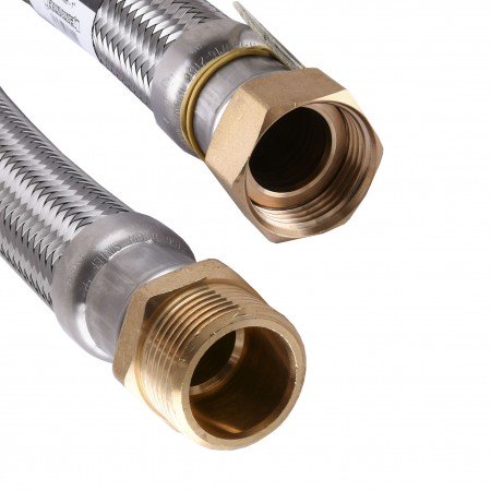 Шланг антивібраційний прямий TUCAI EXTRA TWIST 1" 0,6 м. RIVER MG-1-600