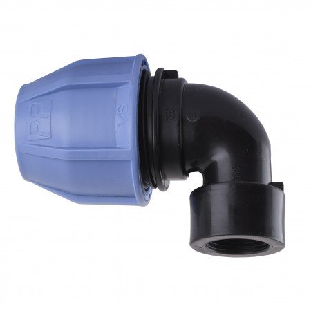 Коліно ПНД Vsplast 63*2 ''  ВР 4002