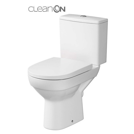 Компакт Cersanit 602 CITY NEW CLEAN ON 011 3/5 с крышкой дюропласт лифт
