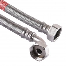 Шланг водяной усиленный угловой TUCAI 3/4"x3/4" ВВ 0,5м. TAQ SUPER CODO HG-3434-500