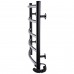 Рушникосушарка UNIO LD ER 500-500-5 BLK Драбинка Дуга електро чорна