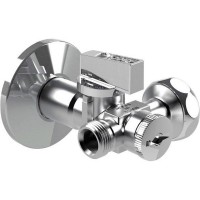 Кран шаровой угловой двойной ARCO 1/2"х 3/4"х3/8" DUAL29