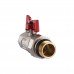 Кран кульовий прямої з американкою WATERVALVE Q003 3/4" NV-V343 3/4" BH Кран кульовий прямої з американкою WATERVALVE Q003 3/4" NV-V343 3/4" BH