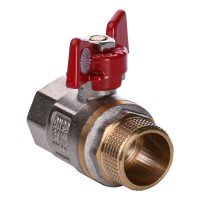 Кран кульовий прямий PROFESSIONAL 3/4" НВ КБ PN40 QP152 Кран кульовий прямий PROFESSIONAL 3/4" НВ КБ PN40 QP152
