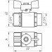 Кран кульовий прямий PROFESSIONAL 3/4" НВ КБ PN40 QP152 Кран кульовий прямий PROFESSIONAL 3/4" НВ КБ PN40 QP152