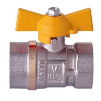 Кран шаровый прямой WATER VALVE 1/2" ВВ ЖБ NV-V Q001
