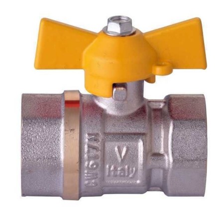 Кран шаровый прямой WATER VALVE 1/2" ВВ ЖБ NV-V Q001