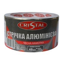 Стрічка алюмінієва CRISTAL 48мм х 10м Стрічка алюмінієва CRISTAL 48мм х 10м