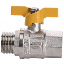 Кран кульовий прямий SELBA 1" НВ ЖБ SL1508