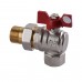 Кран шаровый угловой с американкой SOLOMON 3/4" УСИЛЕННЫЙ B1043